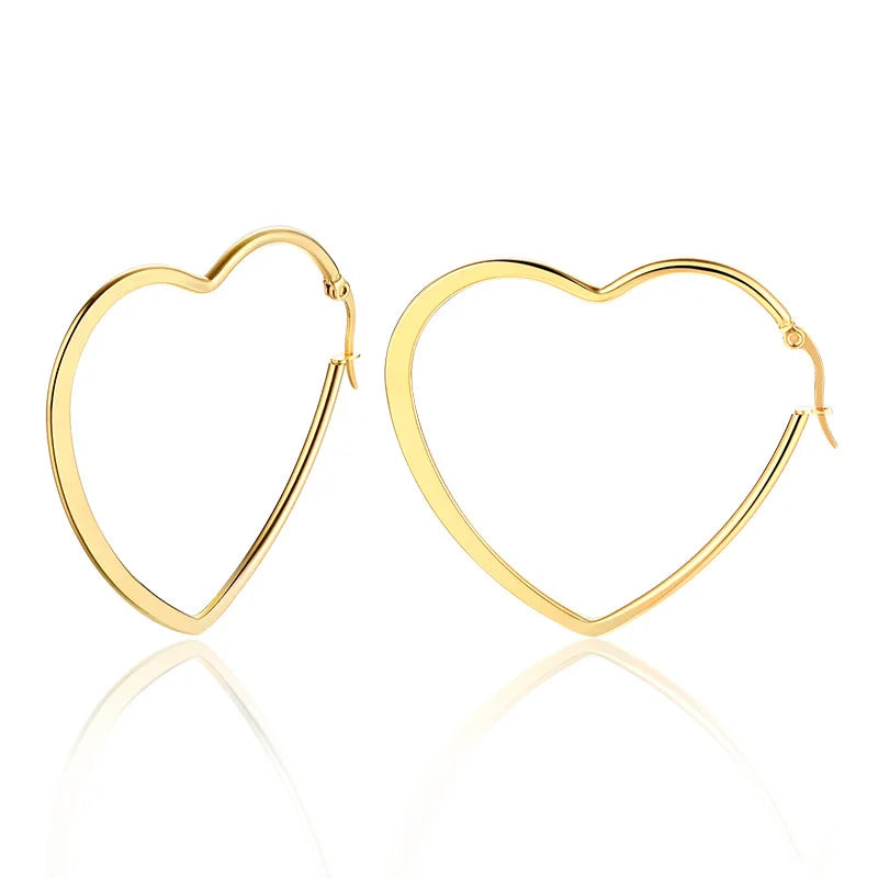 Dainty Twisted Stianless Steel Hoop Earrings for Women, Gold Color Plating Circle Round Ear Clip Accessory Mother's Day gift