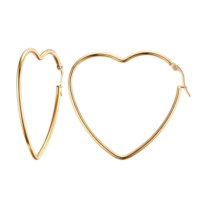 Dainty Twisted Stianless Steel Hoop Earrings for Women, Gold Color Plating Circle Round Ear Clip Accessory Mother's Day gift