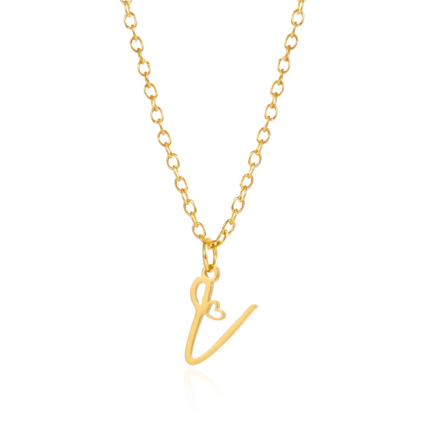 Initial Letter Necklace