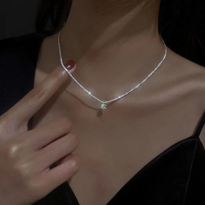 Fashion Silver Sparkling Adjustable Women's Bracelet Elegant Gypsophila Exquisite Bracelet New Wedding Party Jewelry Gift