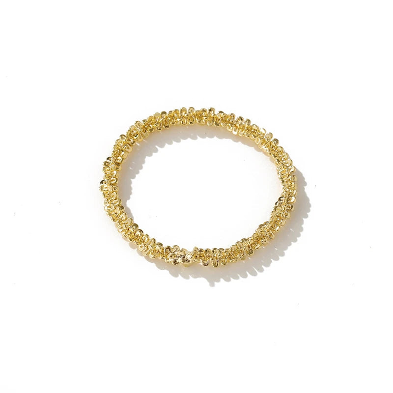 Fashion Silver Sparkling Adjustable Women's Bracelet Elegant Gypsophila Exquisite Bracelet New Wedding Party Jewelry Gift