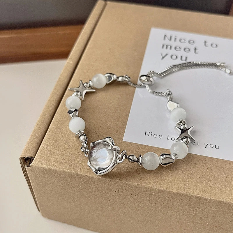Korean Women's Elegant Rhinestone Bracelet New Fashion Exquisite Zircon Pearl Bracelet 2023 Fashion Leisure Party Jewelry Gifts