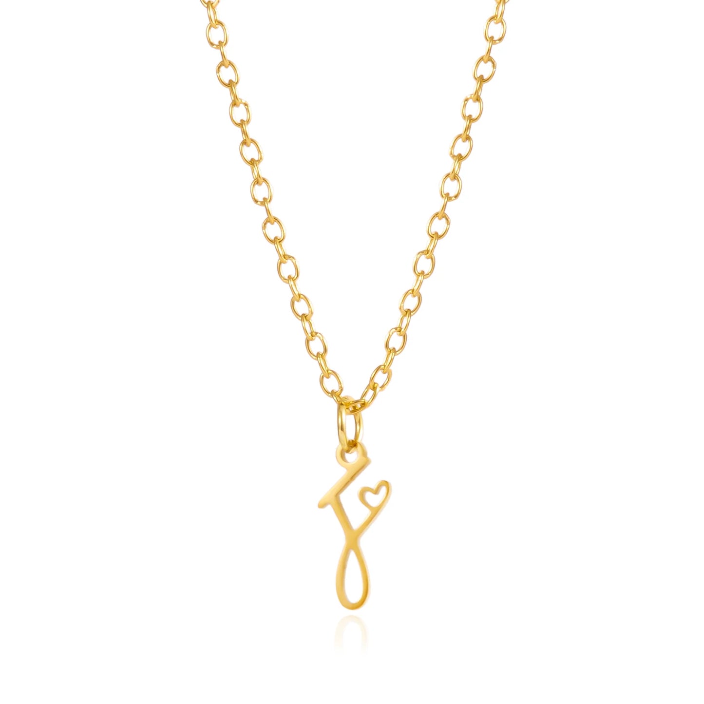 Initial Letter Necklace