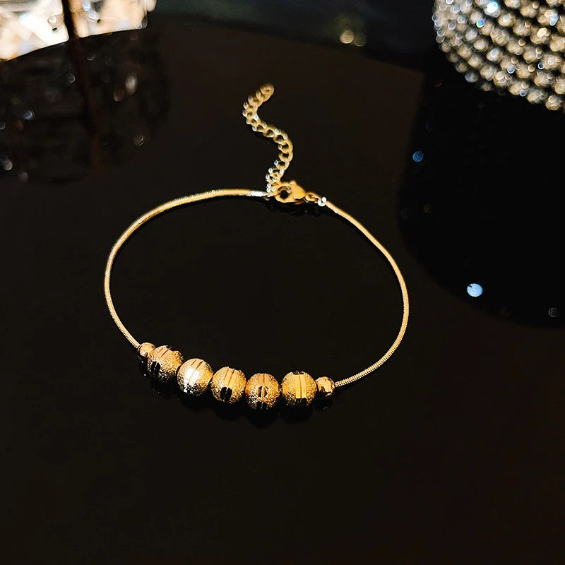 New Fully Inlaid Rhinestone Adjustable Gold Plated Shiny Women's Bracelet Fashion Droplet Shape Zircon Bracelet Jewelry Gift