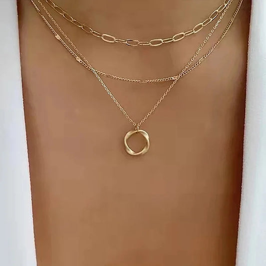 14k Gold Layered Necklace