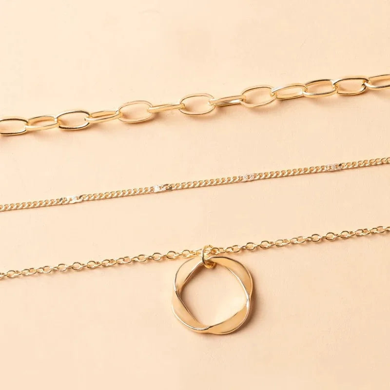14k Gold Layered Necklace