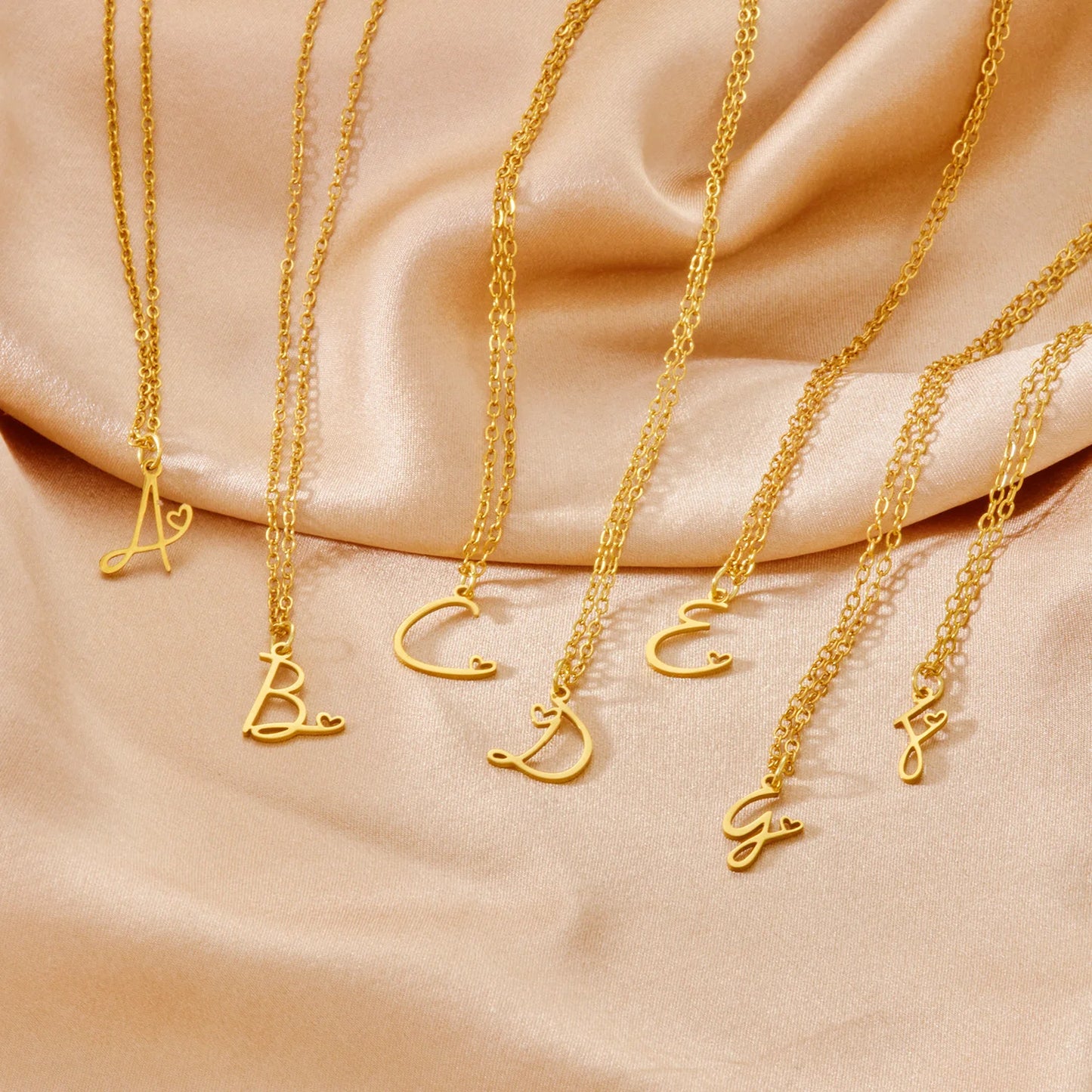 Initial Letter Necklace