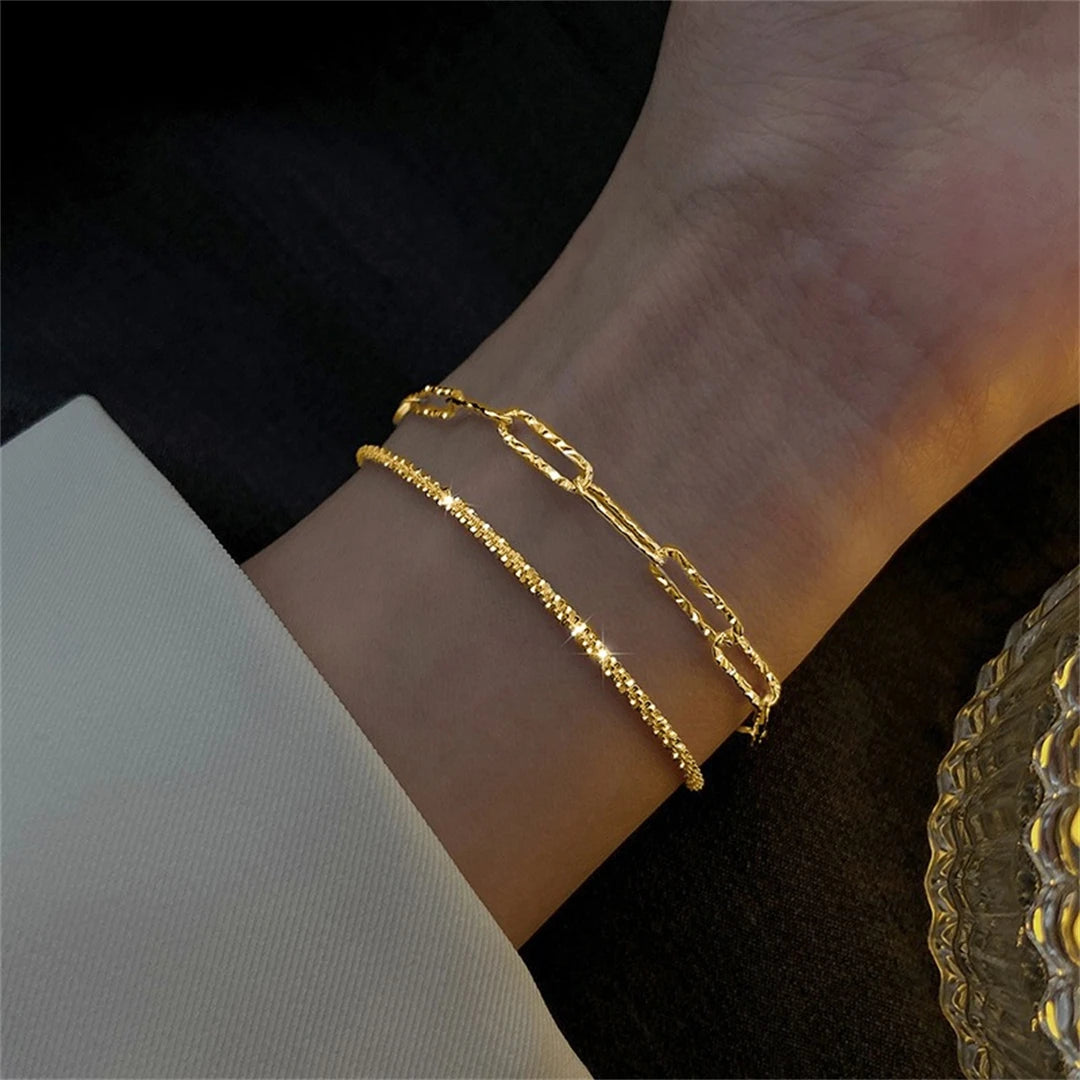 Fashion Silver Sparkling Adjustable Women's Bracelet Elegant Gypsophila Exquisite Bracelet New Wedding Party Jewelry Gift