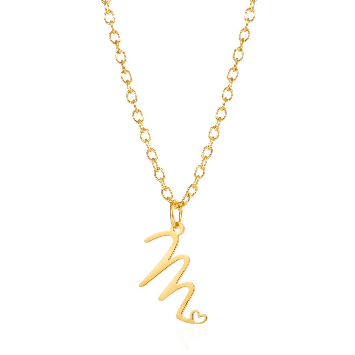 Initial Letter Necklace