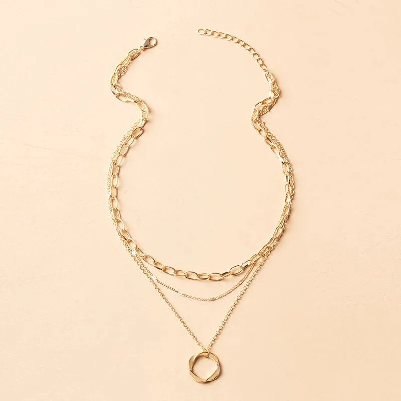 14k Gold Layered Necklace