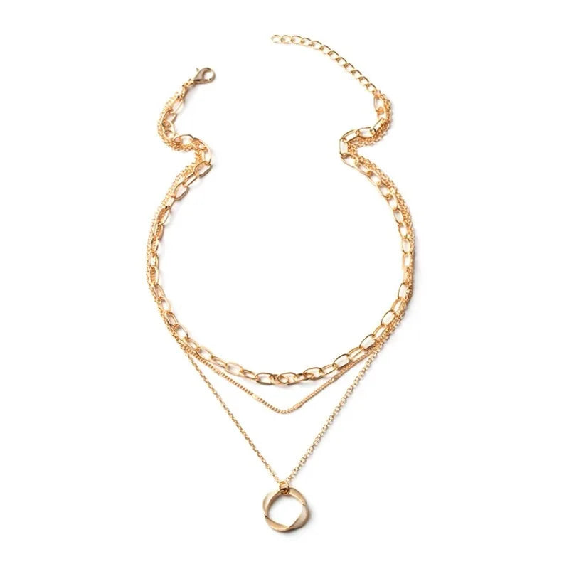 14k Gold Layered Necklace